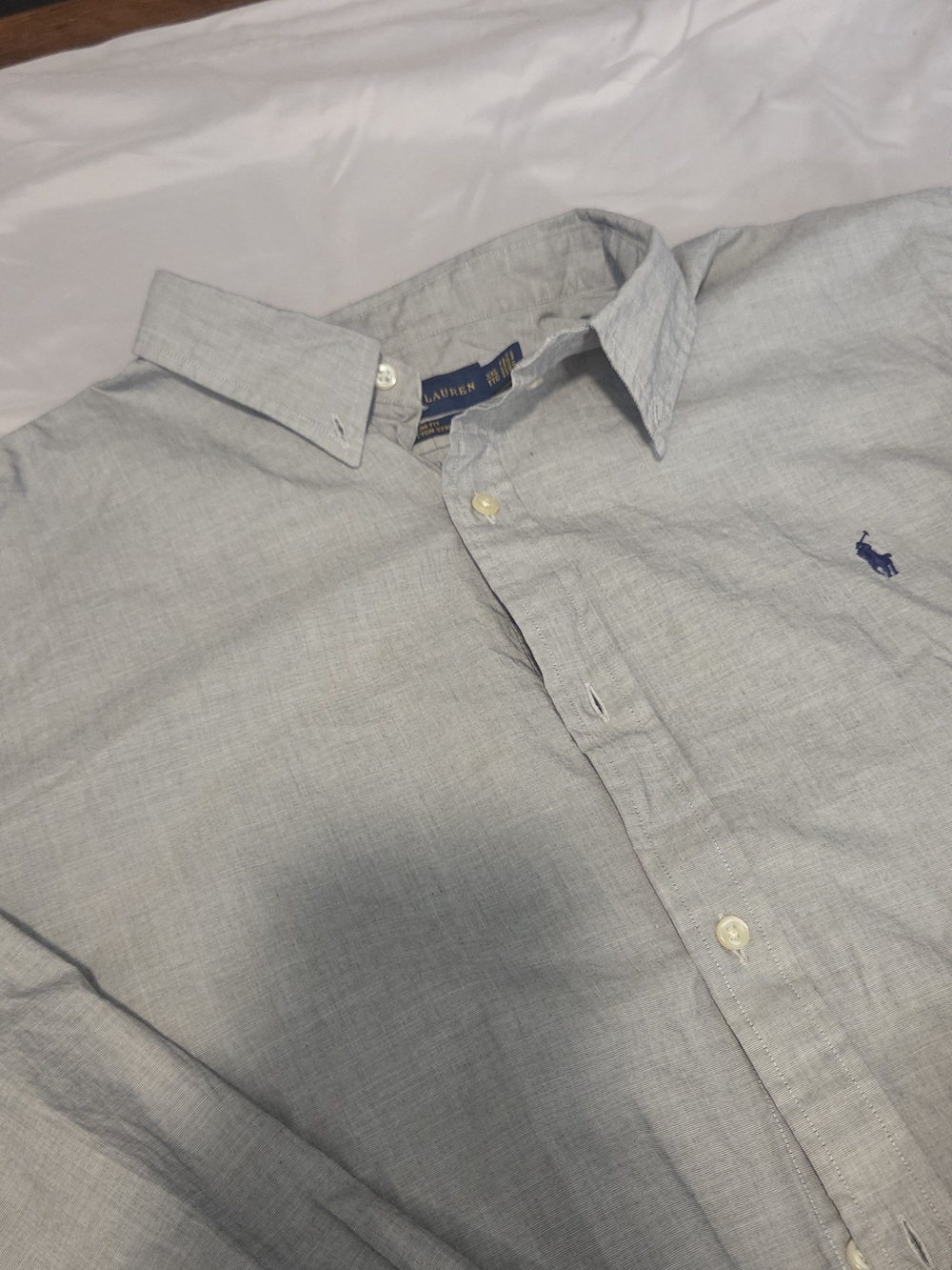Ralph Lauren Light Blue Button-Down Dress Shirt